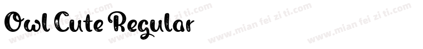 Owl Cute Regular字体转换